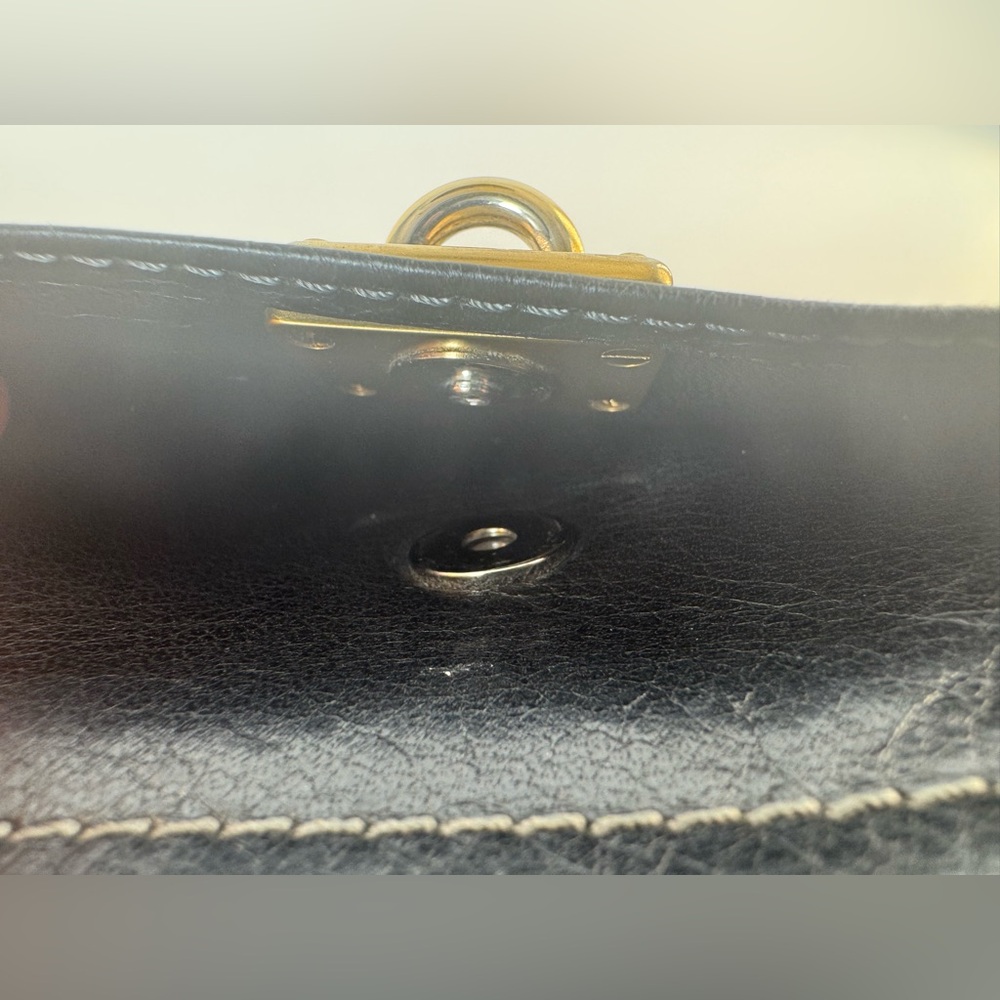Chloé Paddington Rare Two-Tone Studded Zip Wallet Key Detail Chloé Continental - Picture 9 of 16